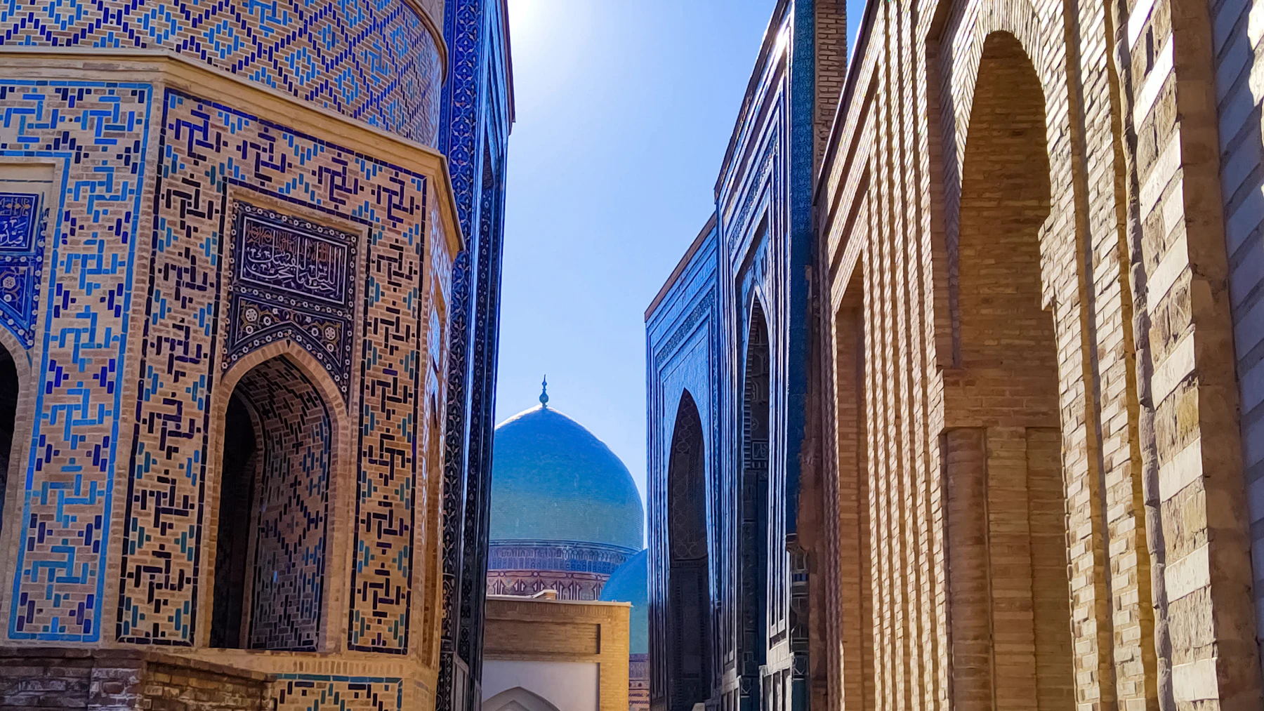 Aleja mauzoleów Szah-i-Zinda w Samarkandzie